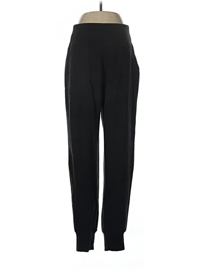 Pre-owned Athleta Track Pants In Black