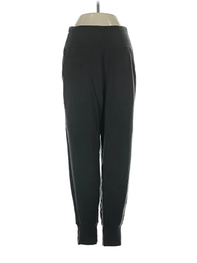 Pre-owned Athleta Track Pants In Black