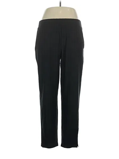 Pre-owned Athleta Track Pants In Black