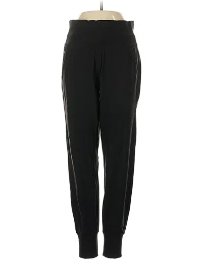 Pre-owned Athleta Track Pants In Black
