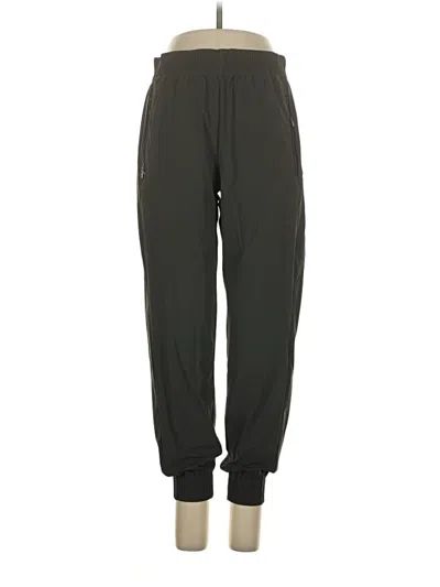 Pre-owned Athleta Track Pants In Black