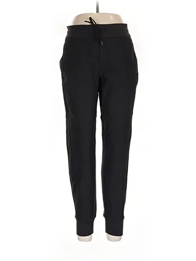 Pre-owned Athleta Track Pants In Black