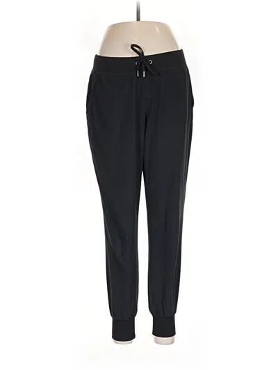Pre-owned Athleta Track Pants In Black
