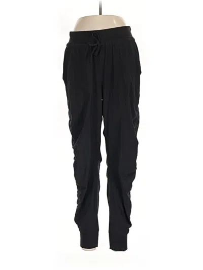 Pre-owned Athleta Track Pants In Black