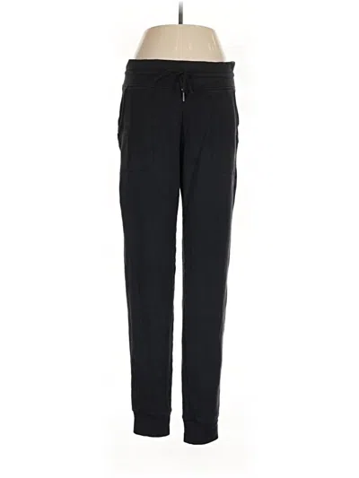 Pre-owned Athleta Track Pants In Black