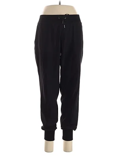 Pre-owned Athleta Track Pants In Black