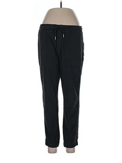 Pre-owned Athleta Track Pants In Black