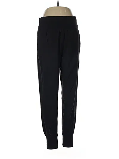 Pre-owned Athleta Track Pants In Black