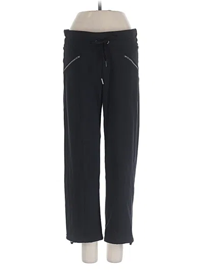Pre-owned Athleta Track Pants In Black