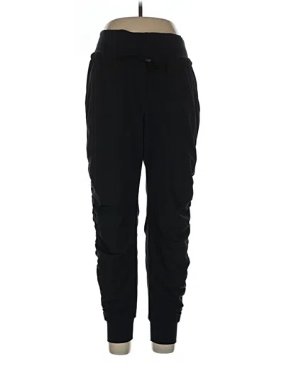 Pre-owned Athleta Track Pants In Black