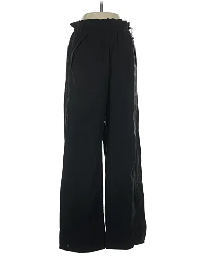 Pre-owned Athleta Track Pants In Black