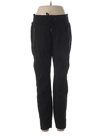 Pre-owned Athleta Track Pants In Black