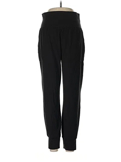 Pre-owned Athleta Track Pants In Black
