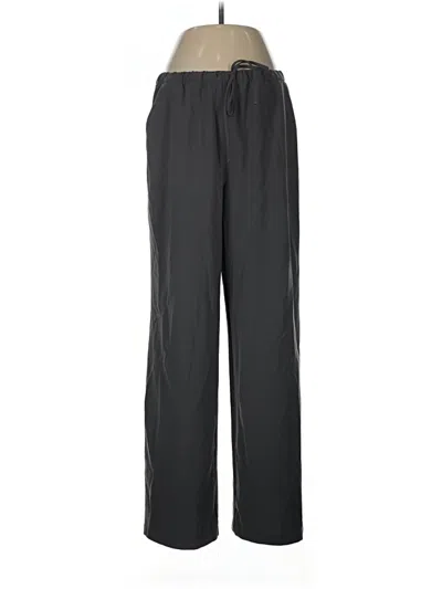 Pre-owned Athleta Track Pants In Black