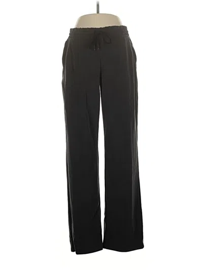 Pre-owned Athleta Track Pants In Black