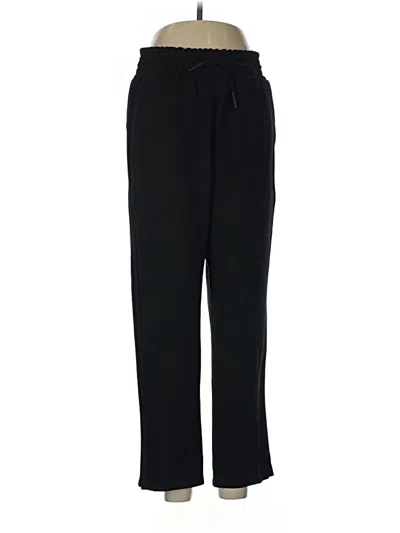 Pre-owned Athleta Track Pants In Black