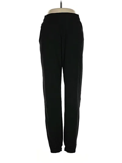 Pre-owned Athleta Track Pants In Black