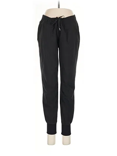 Pre-owned Athleta Track Pants In Black