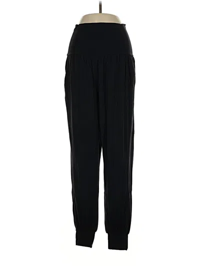 Pre-owned Athleta Track Pants In Black