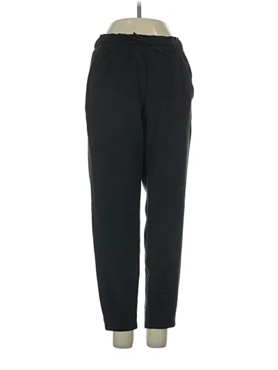Pre-owned Athleta Track Pants In Black