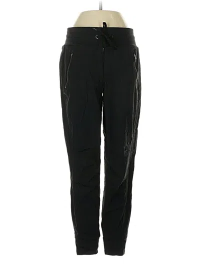 Pre-owned Athleta Track Pants In Black
