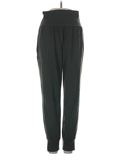 Pre-owned Athleta Track Pants In Black