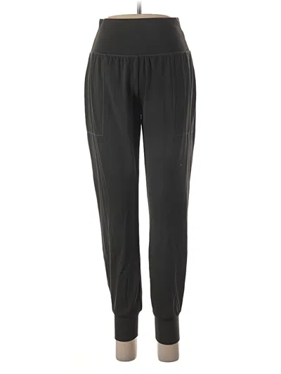 Pre-owned Athleta Track Pants In Black
