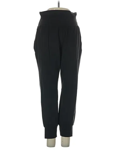Pre-owned Athleta Track Pants In Black
