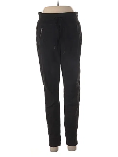 Pre-owned Athleta Track Pants In Black