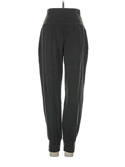 Pre-owned Athleta Track Pants In Black