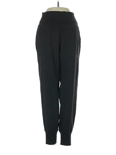 Pre-owned Athleta Track Pants In Black
