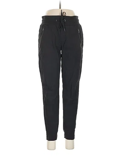 Pre-owned Athleta Track Pants In Black