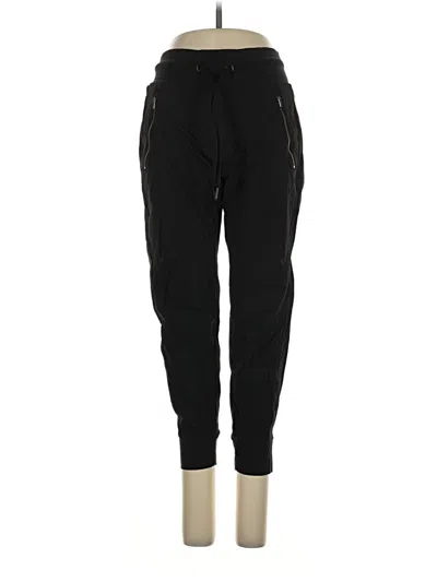 Pre-owned Athleta Track Pants In Black