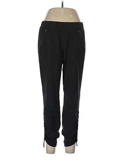 Pre-owned Athleta Track Pants In Black