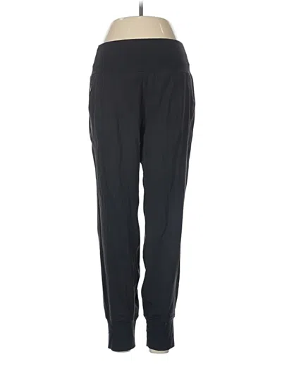 Pre-owned Athleta Track Pants In Black