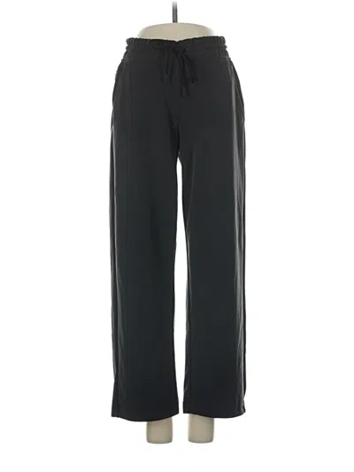 Pre-owned Athleta Track Pants In Black