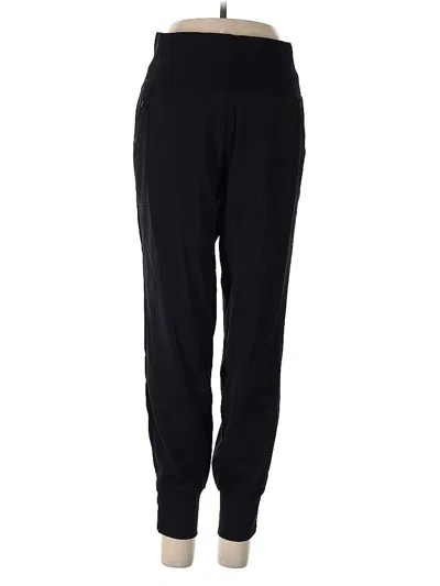 Pre-owned Athleta Track Pants In Black