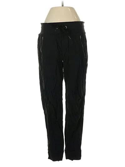 Pre-owned Athleta Track Pants In Black