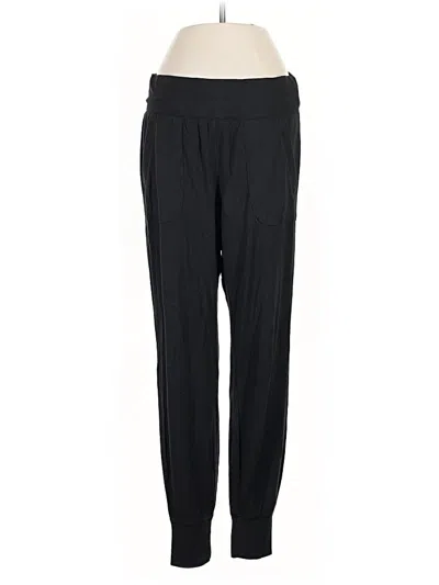 Pre-owned Athleta Track Pants In Black