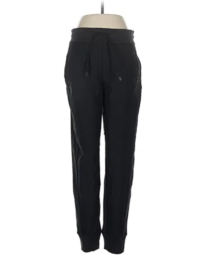 Pre-owned Athleta Track Pants In Black