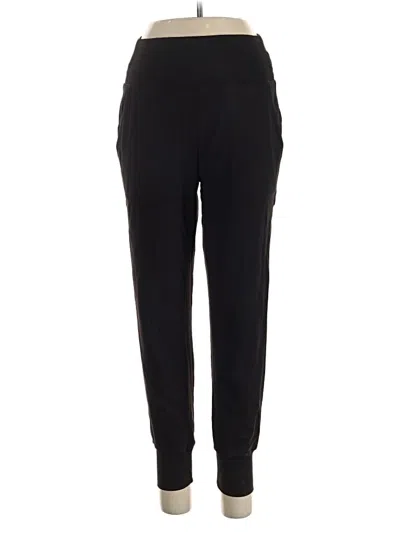 Pre-owned Athleta Track Pants In Black