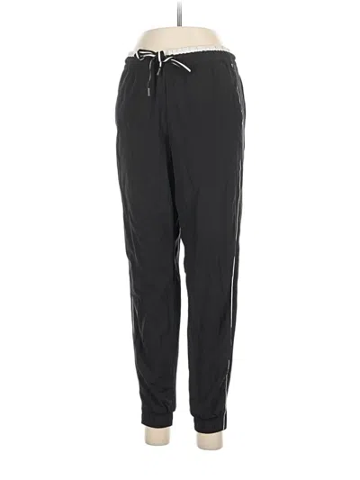 Pre-owned Athleta Track Pants In Black