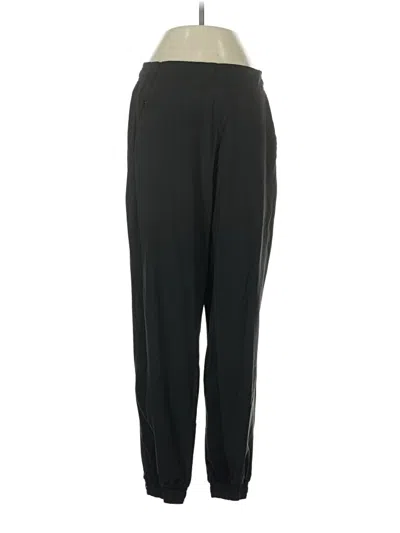 Pre-owned Athleta Track Pants In Black
