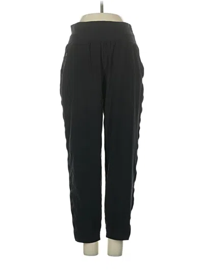 Pre-owned Athleta Track Pants In Black