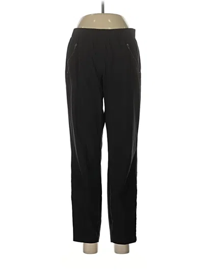 Pre-owned Athleta Track Pants In Black