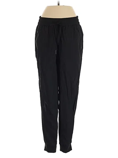 Pre-owned Athleta Track Pants In Black