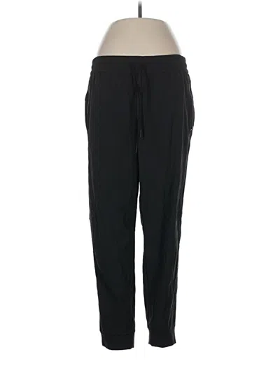 Pre-owned Athleta Track Pants In Black