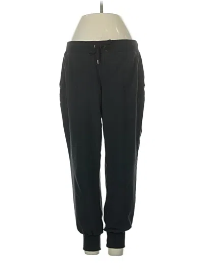 Pre-owned Athleta Track Pants In Black