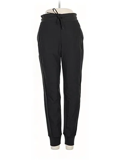 Pre-owned Athleta Track Pants In Black