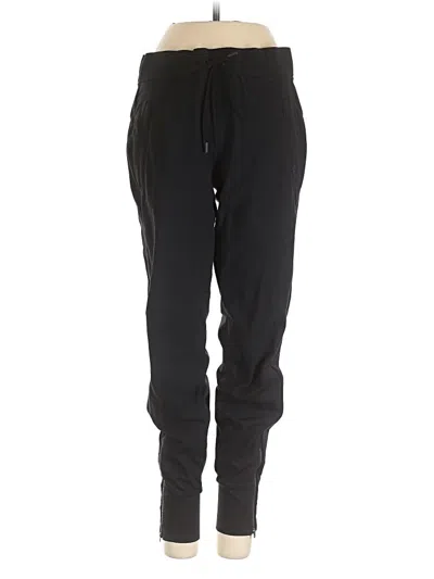 Pre-owned Athleta Track Pants In Black
